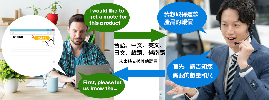 使用案例 3：辦公室內的通譯通話